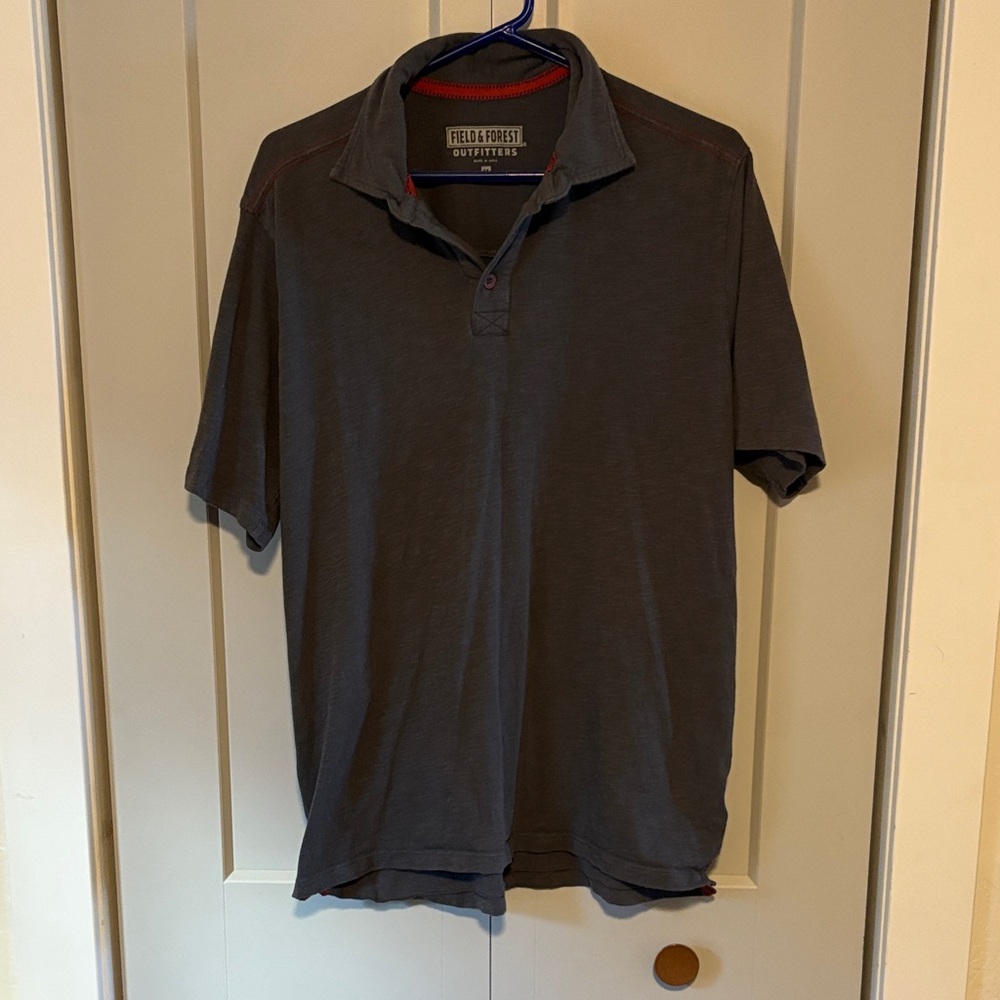 Dark Gray Polo Shirt by Field & Forest